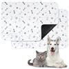 Zocipro 2 Pezzi Tappetini Lavabili per Cani 70x100cm - Assorbenti Riutilizzabili per Addestramento con Fondo Antiscivolo - Ideali per Cani, Gatti e Altri Animali Domestici