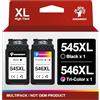 GREENSKY Compatibile Canon PIXMA PG-545XL CL-546XL Cartucce d'inchiostro | PG545XL CL546XL,Sostituzione per Canon PIXMA,MG2550,MG2550S,TR4550,TS3150,TS3151,MX495,MG3050,MG3051,MG2950,Nero Tricromia