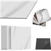 ACXIN Piastrelle autoadesive in vinile PVC, effetto piastrelle, impermeabili, resistenti, antiscivolo, per cucina, bagno, soggiorno, ristrutturazione, effetto marmo bianco, 5 m², set da 54 pezzi
