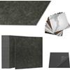ACXIN - Rivestimento per pavimenti in PVC autoadesivo con aspetto piastrelle - Piastrelle adesive per pavimenti impermeabili - Per cucina, bagno, soggiorno - Aspetto pietra antracite, 2,5 m²
