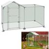 YRHome Recinzione Libera per Pollaio, 2 x 1 x 1,5 m, per Galline e Polli, Telaio in Acciaio Zincato con PE