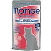 Monge Gatto Buste Natural Pezzetti di Tonno con Pollo e Gamberi - Adult 80 gr.