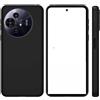 Generico COVER Compatibile con TCL 50 XL / 50 XL NxtPaper 5G / TCL 50 PRO NxtPaper 5G T803D T803E custodia case GEL SILICONE CASE matte MORBIDA TPU protezione flessibile (Nero)