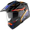 NOLAN Casco Modulare Scomponibile NOLAN N70-3 X SCIA - (Nero/Arancione/Blu)