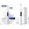 Procter & Gamble Oral-B Spazzolino Elettrico Ricaricabile iO 8N Bianco, 2 Testine Di Ricambio, 1 Custodia Da Viaggio. 1 Spazzolino