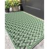 COLOR&GEOMETRY Zerbino Ingresso Esterno Antiscivolo 61x91 cm Verde | Tappeto impermeabile, resistente, scanalature profonde, anti-sporco, lavabile, ingresso pulito, per ingressi, patio, garage