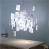 HomeLover Ingo Maurer Zettel lampadario di carta LED E27 lampada replica lampadario di design per soggiorno sala da pranzo casa lampadario fai da te