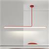 HomeLover Lampade a sospensione retrò minimalista nordico lungo tubo luce tavolo da pranzo luce creativa bancone bar striscia lustro di lusso loft Light