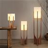 HomeLover Fairbanks lampada da terra lampada da terra in legno per soggiorno camera da letto divano comodino Solid Nordic Designers lampade da terra