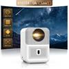 byintek Proiettore Smart Mini BYINTEK U4 LOVE 1 per Home Theater, 4K 1080P Video, Android WIFI per Cinema su Smartphone