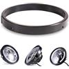 SOYAVISION Staffa di montaggio per anello di rivestimento del faro rotondo in alluminio da 5,75 pollici per accessori moto Harley Honda Yamaha