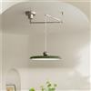 HomeLover Lampadario francese con braccio oscillante Lampada a sospensione con braccio oscillante UFO in stile crema per soggiorno, ristorante, bar, tavolo da pranzo
