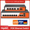 SHOYEE Nuovo switch Ethernet POE RJ45 con supporto 802.3af/at, gestione intelligente, uplink non gestito, plug and play, per telecamere IP/NVR
