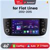 Junsun Autoradio da 7 pollici per Fiat Linea Punto Evo 2012-2015 Wireless CarPlay Android Auto Multimediale intelligente 4G