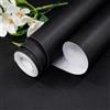 ctzsoop Carta da Parati Opaca Nera 40CM, Adesiva, Impermeabile e Resistente all'Umidità, per Decorazione di Mobili e Pareti