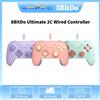 8Bitdo Controller cablato 8BitDo Ultimate 2C con joystick a effetto Hall, compatibile con Windows e Android, per videogiochi, con frequenza di polling di 1000 Hz.