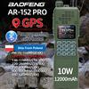 Baofeng AR 152 PRO GPS 10W Walkie Talkie Tattico ad Alta Potenza per Giochi CS, Programmabile via APP e Bluetooth, Lunga Portata, 1000CH Multibanda, Batteria da 12000mAh, Radio Bidirezionale per
