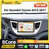 podofo Autoradio Android 2din Podofo con Controllo Vocale AI per Hyundai Tucson 2015-2017, GPS, Carplay, Android Auto, WIFI, DSP, FM, RDS, Bluetooth