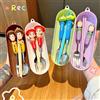 Bandai Set di posate Toy Story 5 con cucchiaio e forchetta, Woody, Buzz Lightyear, Jessie, Forky, personaggi dei cartoni animati, regalo di compleanno e Natale per i fan