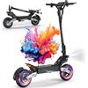 OOTD Monopattino Elettrico OOTD T10 900W, Batteria 48V 13.5Ah, Pneumatici da 11 Pollici, Velocità Massima 50km/h, Autonomia 60km, E-Scooter Portatile