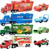TAKARA TOMY Auto Giocattolo Pixar Cars 2, Auto Giocattolo Lightning McQueen, Jackson Storm, Mater, Sally, Sheriff, Modellino Auto in Scala 1:55, Regalo di Compleanno per Bambini
