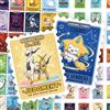 Bandai 120 adesivi Pokémon, stile cartone animato, accessori creativi per diari artistici, fai da te, timbri regalo carini e divertenti