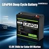 DAWEIKALA Batteria a ciclo profondo DAWEIKALA 12.8V 20Ah LiFePO4 256Wh, pacco batterie ricaricabile al litio ferro fosfato con protezione integrata, disponibile in configurazione serie e parallelo per sistemi