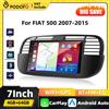 podofo Autoradio Podofo Carplay 2Din per Fiat 500 2007 2008-2015, Android Auto, Navigazione GPS, Radio FM/RDS, EQ, WIFI, Bluetooth, Lettore Multimediale per Auto
