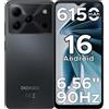 DOOGEE Note 56 Smartphone Android 16 Batteria Grande da 6150mAh 24GB RAM (3+21) 64GB ROM Fotocamera 8MP Display 6.56'' 90Hz Telefoni Cellulari