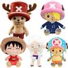 Bandai Nuovo Peluche Originale One Piece Luffy Chopper 20-30cm, Simpatico Personaggio Tony Chopper, Bambola di Peluche Anime, Regalo di Compleanno