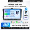 MEKEDE Stock UE Autoradio Linux da 9 Pollici per VW Golf 5 6 Passat B6 B7 CC Polo Skoda Jetta con Carplay Wireless, Android Auto, Schermo IPS, RDS, FM, AM, BT, USB, Telecamera Posteriore AHD, Stereo