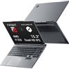FIREBAT WUJIE 15X Pro, laptop da gaming con schermo da 15,3 pollici, processore AMD Ryzen 7 H 255, 16 GB di RAM DDR5, unità SSD M.2 PCIe 4.0 da 512 GB, tastiera con layout inglese, WiFi 6, Bluetooth