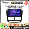 Podofo 4G 8core 9" Autoradio per FIAT DOBLO 2010-2015/COMBO 2011-2018 8+128G Autoradio Carplay Android Auto WIFI GPS Navigazione AM FM RDS DAB Stereo per Auto