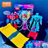 Blokees Transformers Shining Version 5 Blind Box - Action Figure di Optimus Prime, Blocchi Costruibili di Megatron, Giocattoli da Collezione