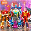 Blokees Transformers Versione Brillante 5 Blind Box - Action Figure Optimus Prime, Blocchi Costruibili Megatron, Giocattolo da Collezione