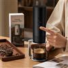 NONE Macchina da caffè espresso portatile wireless 3-in-1 ricaricabile USB con display digitale, compatibile con capsule e caffè macinato, ideale per viaggi e campeggio all'aperto.