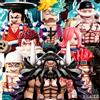Bandai Set di costruzioni One Piece, 8 pezzi, Kaido, Barbanegra, Marco, Eustas Kid, action figure da collezione, giocattoli da assemblare per bambini.