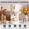 NONE Macchina da caffè semiautomatica, per l'espansione del caffè espresso, con pressione di 15 bar, controllo della temperatura tramite PID e funzione per la preparazione di schiuma di latte.