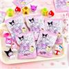Sanrio Kawaii, set da 32 pezzi di articoli di cancelleria carini e misteriosi in confezione a sorpresa, collezione casuale di gomme da cancellare, decorazione da scrivania, idea regalo per le feste.