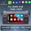 SynxDrive Autoradio 7" 2 DIN con Carplay Wireless e Android 14 per BMW E46 M3 318/320/325/330/335 Rover75 MGZT 1998-2006 Lettore Multimediale Radio Navigazione GPS Wifi Schermo Unità Principale Stereo