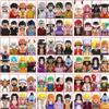 Bandai Set di blocchi da costruzione One Piece, bambole assemblabili di Luffy, Zoro e Shan Zhi, action figure da collezione, giocattoli e regali per bambini.