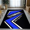Potdemiel Tappeto Grande HD Vintage Car Y-Yamaha Racer MOTO, Tappeto per Soggiorno, Camera da Letto, Divano, Zerbino Decorativo, Tappetino Antiscivolo, Idea Regalo