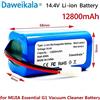 DAWEIKALA Pacco batterie 18650, 14,4 V, 12800 mAh, batteria agli ioni di litio, adatta per l'aspirapolvere robot Xiaomi G1 Mi Essential MJSTG1.