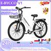 Ebycco V1 Bicicletta Elettrica per Adulti con Motore 500W di Potenza Massima, Batteria Rimovibile 36V 15.6Ah, Pneumatici da 28 Pollici, Velocità Massima 25Km/H, E-Bike per Pendolari Urbani