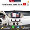 BONROAD Autoradio Linux da 7 pollici per Fiat 500 2016-2019 con CarPlay Wireless, Android Auto, Schermo Touch, Lettore Multimediale, Stereo con RDS, DSP, Specchio, Musica Online, BT, Youtube