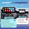 BONROAD, autoradio multimediale con schermo touchscreen, connettività wireless CarPlay, risoluzione 1920x720P, compatibile con Mercedes Benz Classe A W176, GLA X156, CLA C117, X117 (2012-2019),
