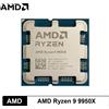 AMD CPU Desktop AMD Ryzen 9 9950X 16-Core 32T 5.7GHz Max Boost 64MB L3 Cache Socket AM5 DDR5 170W TDP Serie 9000 Senza Ventola