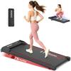 Y-RAIN Tapis Roulant e Piattaforma Vibrante 2-in-1, Motore da 2,5 HP, Velocità 1-6 Km/h, Inclinazione Regolabile, Macchina per Camminare e Correre per Palestra Domestica
