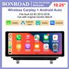 Bonroad 10.25" Schermo Touch Multimediale con Linux, Carplay Wireless e Android Auto per Audi A3 8V 2012-2018, Autoradio con Airplay e Autolink