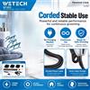 NONE WETECH W1403 Tagliacapelli professionale 12W con cavo, regolabile, lama 0,5-1,0 mm con pettini guida 3-12 mm